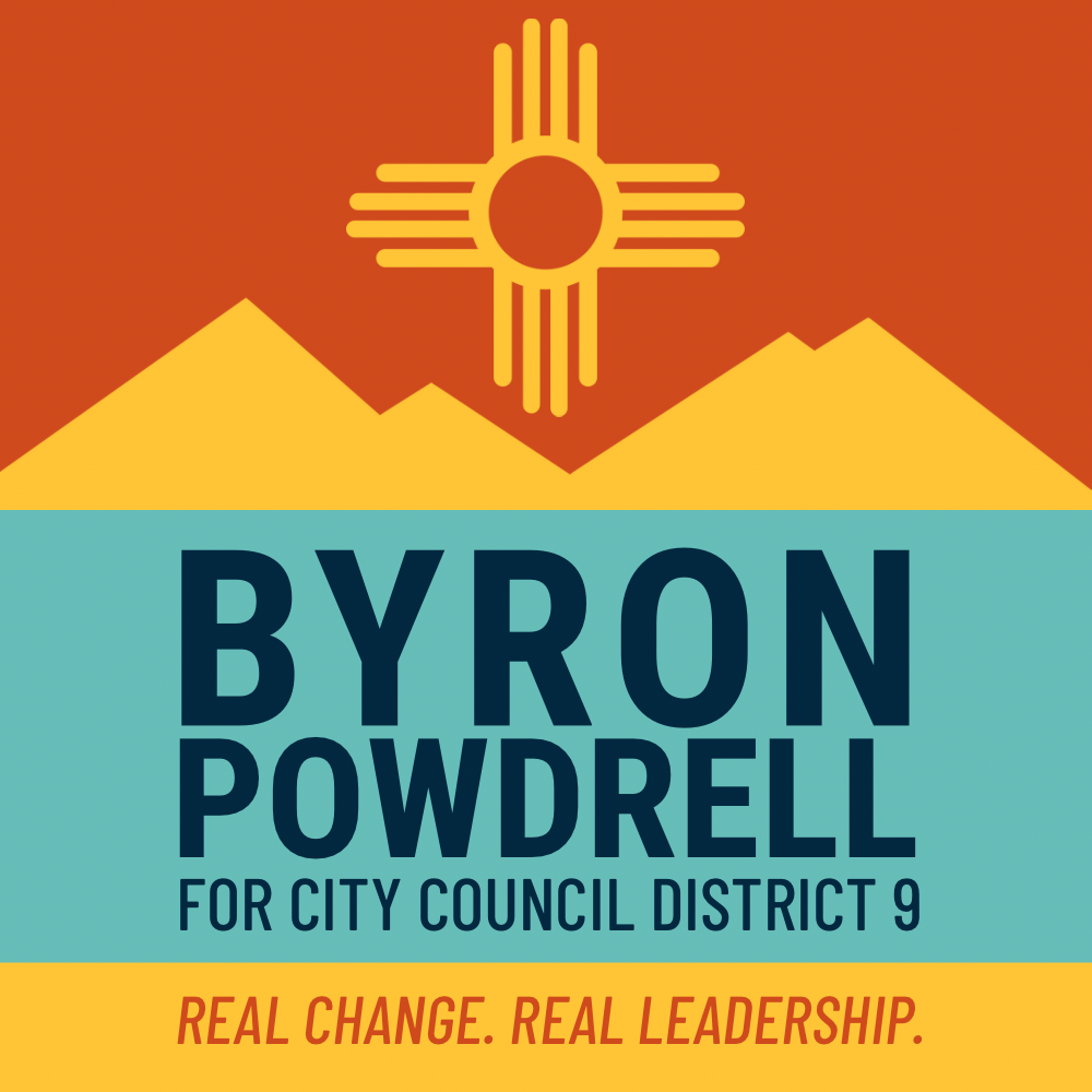Byron Powdrell for Albuquerque City Council District 9 - Full Color Logo