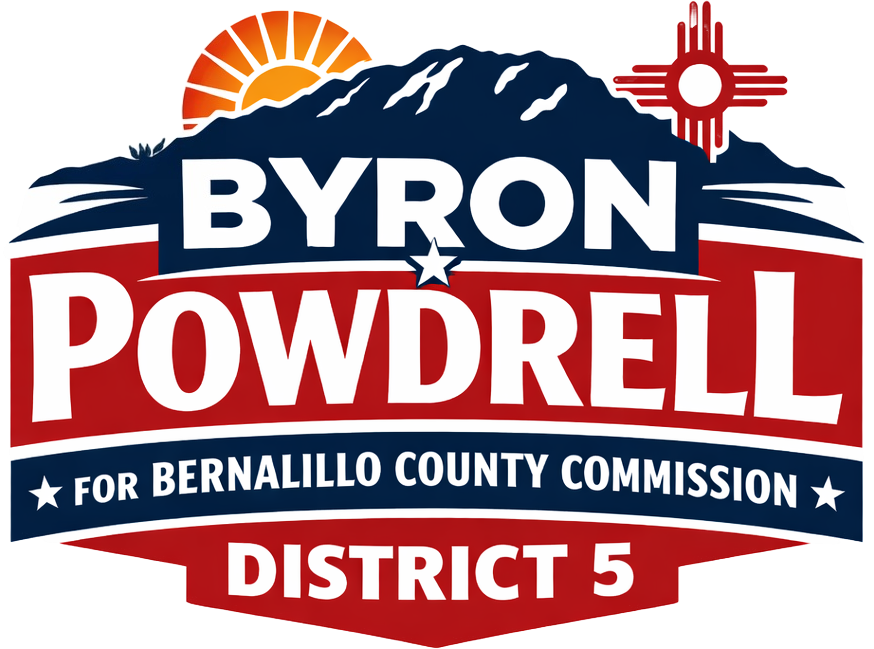 Byron Powdrell for Bernallio County Commision District 5
